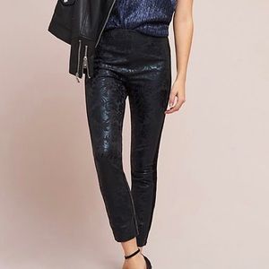 Anthropologie Essential Skinny Tuxedo Pant, Foil